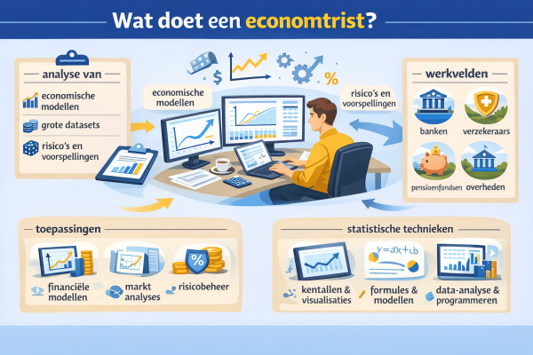 Alles over het beroep econometrist Wat doet een econometrist
